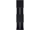 Baxter Black & Chrome Bookcase - Ornate Home