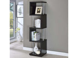 Baxter Black & Chrome Bookcase - Ornate Home