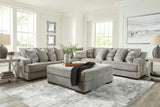 Bayless Smoke 3pc Symmetrical Sectional - Ornate Home