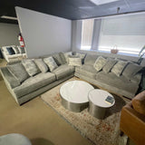 Bayless Smoke 3pc Symmetrical Sectional - Ornate Home