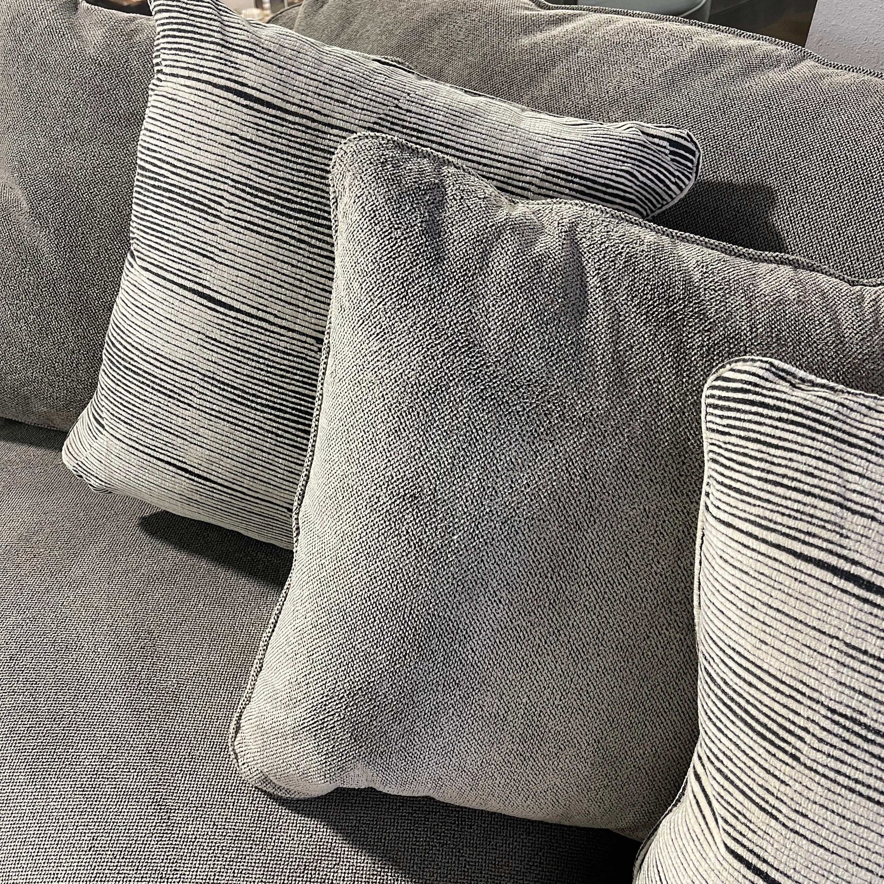 Bayless Smoke 3pc Symmetrical Sectional - Ornate Home