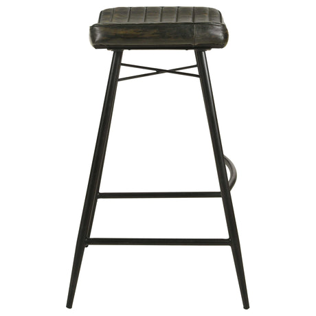 Bayu Antique Espresso Bar Stool - Ornate Home