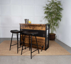 Bayu Antique Espresso Bar Stool - Ornate Home