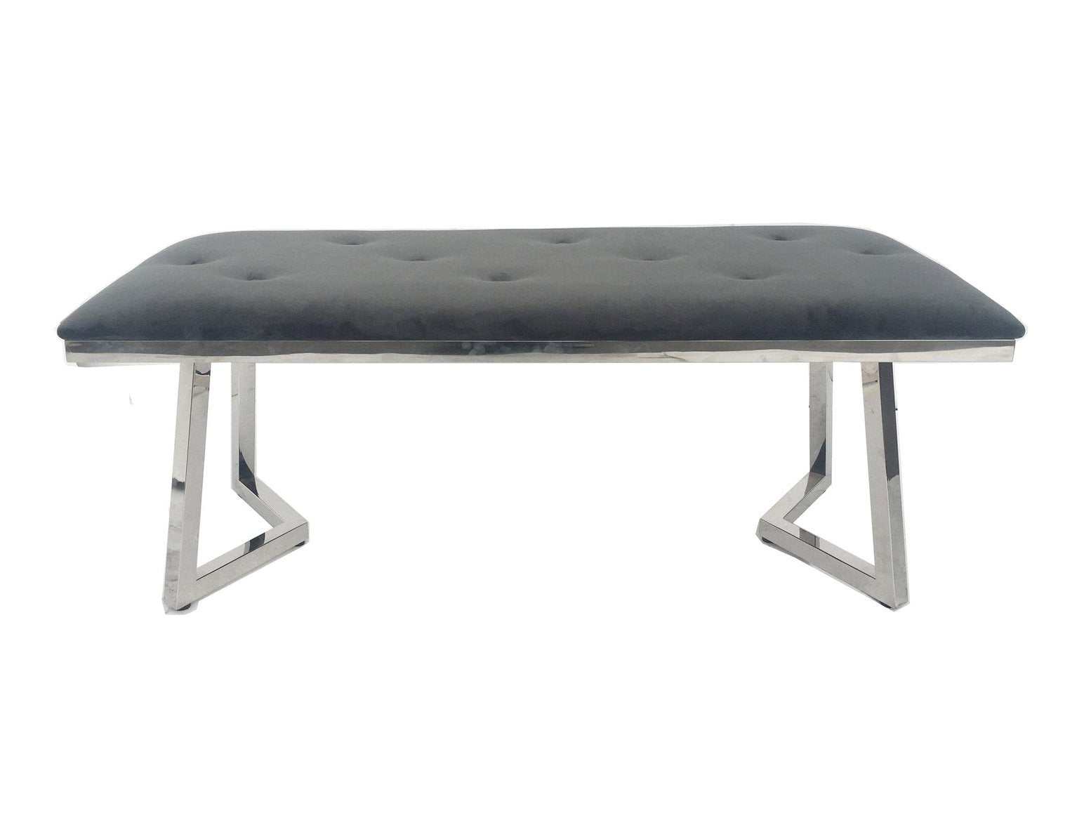 Beaufort Dark Grey Bench - Ornate Home
