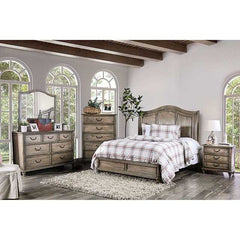 Belgrade Rustic Natural Nightstand - Ornate Home