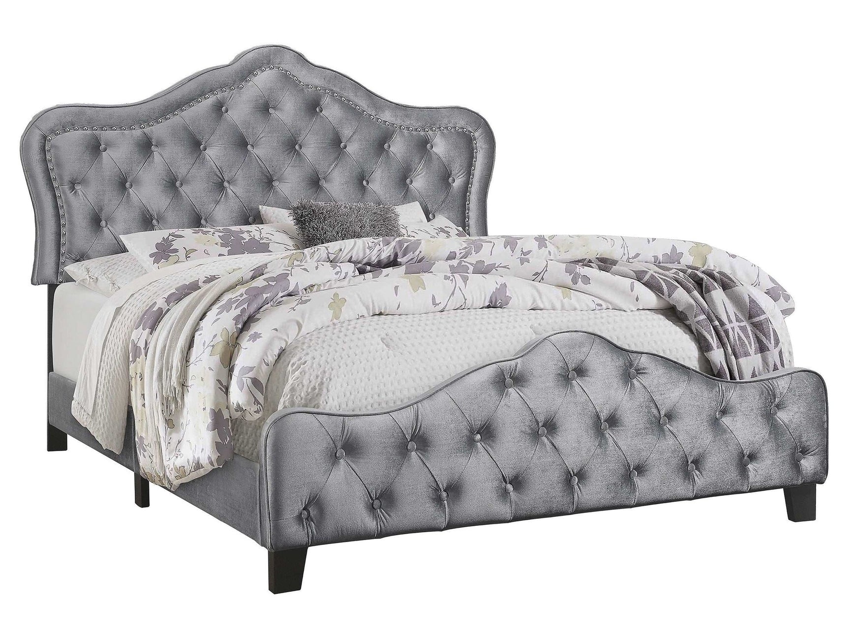 Bella Grey California King Bed - Ornate Home