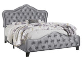 Bella Grey Queen Bed - Ornate Home