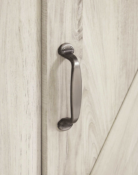 Bellaby Whitewash Entertainment Center - Ornate Home