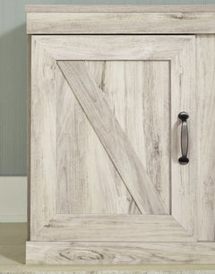 Bellaby Whitewash Entertainment Center - Ornate Home
