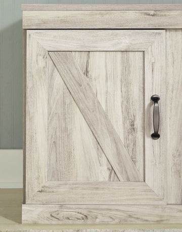 Bellaby Whitewash Entertainment Center - Ornate Home