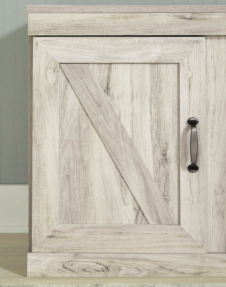 Bellaby Whitewash Entertainment Center - Ornate Home
