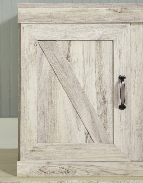 Bellaby Whitewash Entertainment Center - Ornate Home