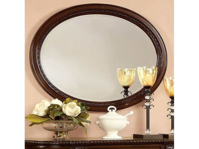 Bellagio Brown Cherry Mirror - Ornate Home