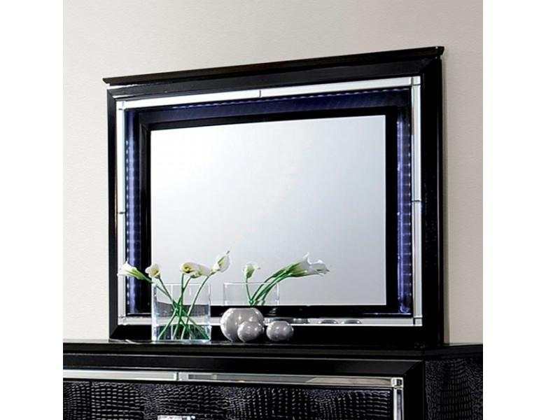 Bellanova Black 4pc Queen Bedroom Set - Ornate Home