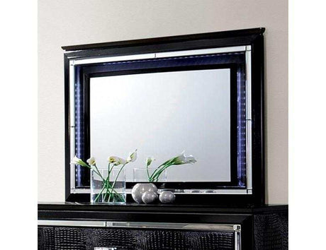 Bellanova Black 4pc Queen Bedroom Set - Ornate Home