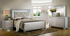 Bellanova Silver Queen Bed - Ornate Home