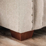 Belsize Beige/Navy Loveseat - Ornate Home