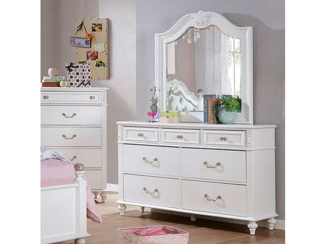 Belva White Dresser - Ornate Home