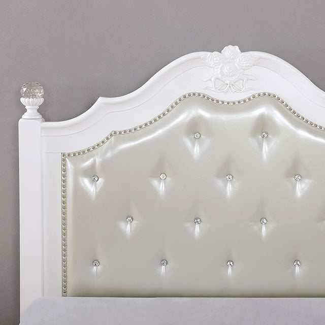 Belva White Full Bed - Ornate Home