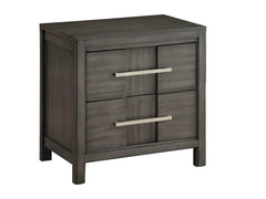 Berenice Gray Nightstand - Ornate Home