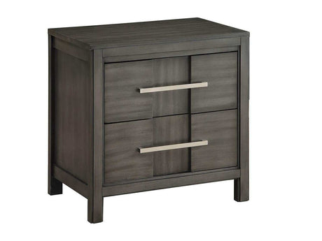 Berenice Gray Nightstand - Ornate Home