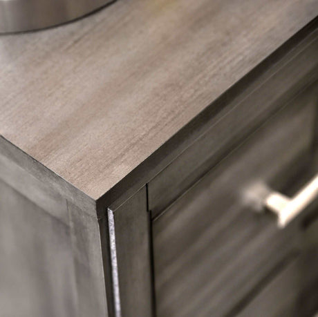 Berenice Gray Nightstand - Ornate Home