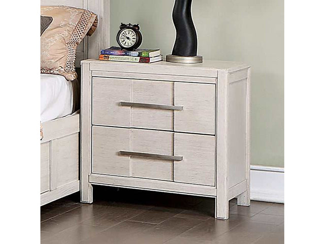 Berenice White Nightstand - Ornate Home