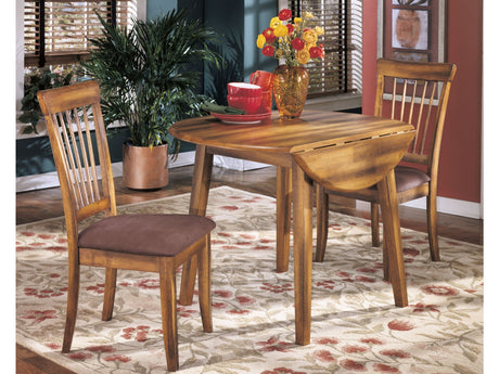 Berringer Rustic Brown Drop Leaf Dining Table - Ornate Home