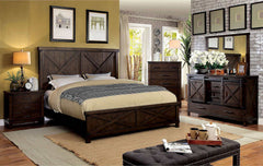 Bianca Dark Walnut Mirror - Ornate Home