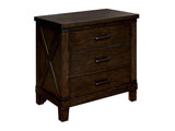 Bianca Dark Walnut Nightstand - Ornate Home