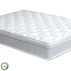 Bird of Paradise White 11" Euro Pillow Top Queen Mattress - Ornate Home