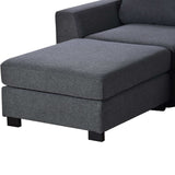 Biscar Convertible Modular Sectional Sofa Gray - Ornate Home