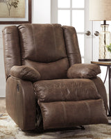 Bladewood Coffee Manual Recliner - Ornate Home