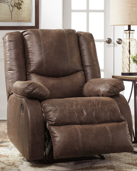 Bladewood Coffee Manual Recliner - Ornate Home