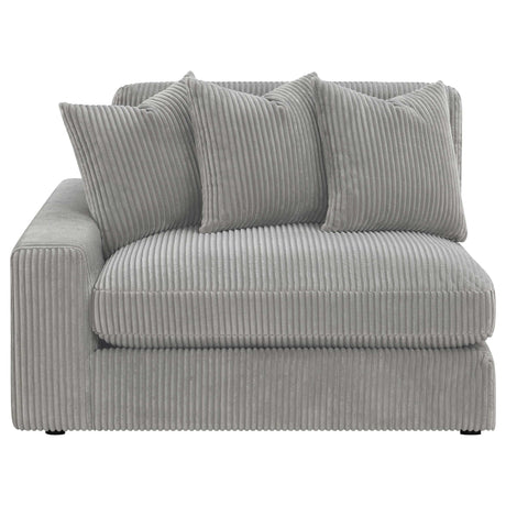 Blaine Fog Reversible Chaise 2-Piece Sectional - Ornate Home