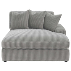 Blaine Fog Reversible Chaise 2-Piece Sectional - Ornate Home