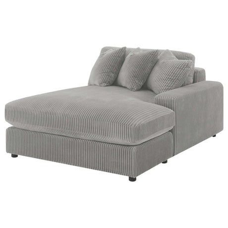 Blaine Fog Reversible Chaise 2-Piece Sectional - Ornate Home