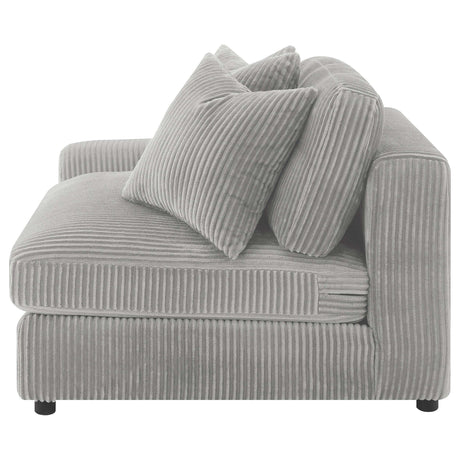 Blaine Fog Reversible Chaise 2-Piece Sectional - Ornate Home