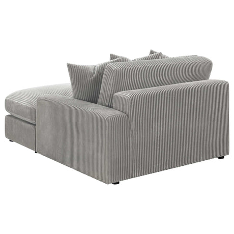 Blaine Fog Reversible Chaise 2-Piece Sectional - Ornate Home