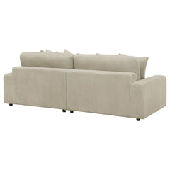 Blaine Sand Reversible Chaise 2-Piece Sectional - Ornate Home