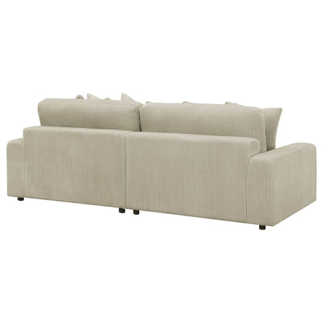 Blaine Sand Reversible Chaise 2-Piece Sectional - Ornate Home