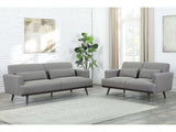 Blake Sharkskin 2 Pc Sofa Set - Ornate Home