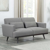 Blake Sharkskin Loveseat - Ornate Home