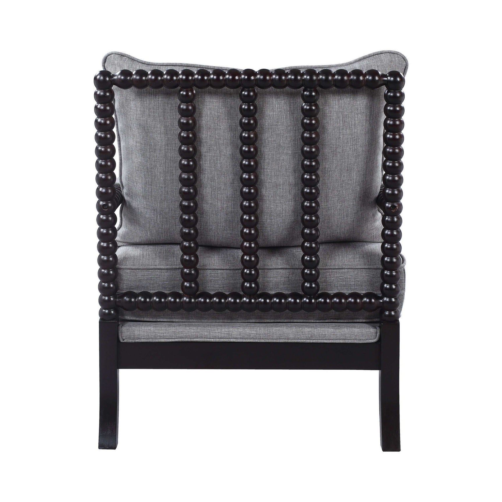 Blanchett Grey & Black Accent Chair - Ornate Home
