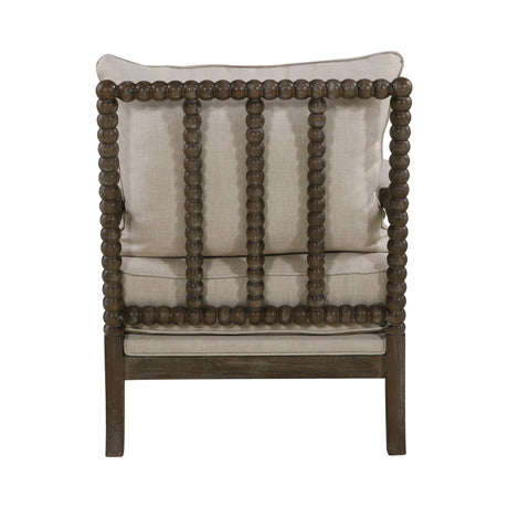 Blanchett Oatmeal & Natural Accent Chair - Ornate Home