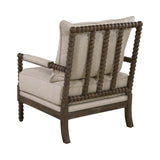 Blanchett Oatmeal & Natural Accent Chair - Ornate Home