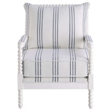 Blanchett White Accent Chair - Ornate Home