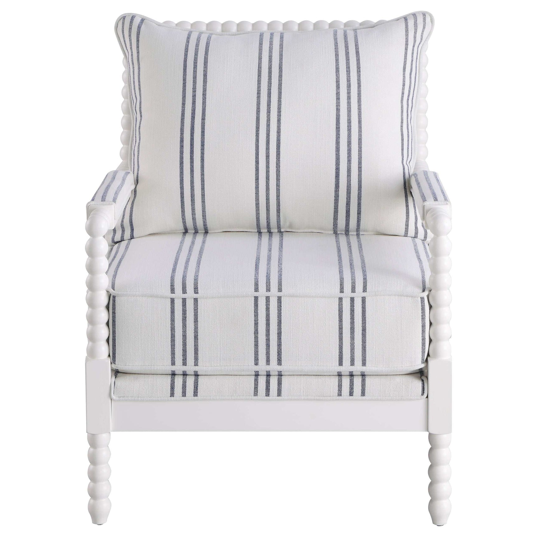 Blanchett White Accent Chair - Ornate Home