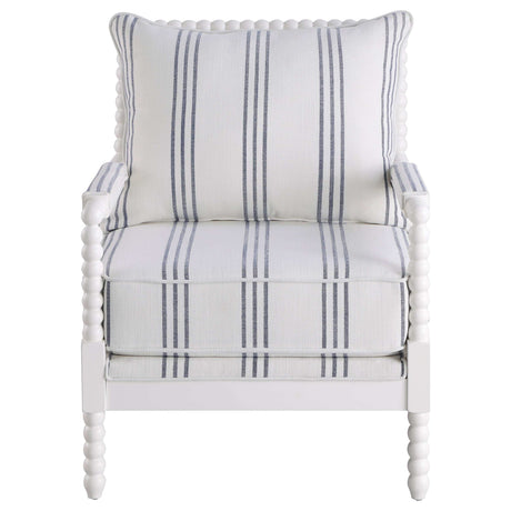 Blanchett White Accent Chair - Ornate Home