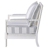 Blanchett White Accent Chair - Ornate Home